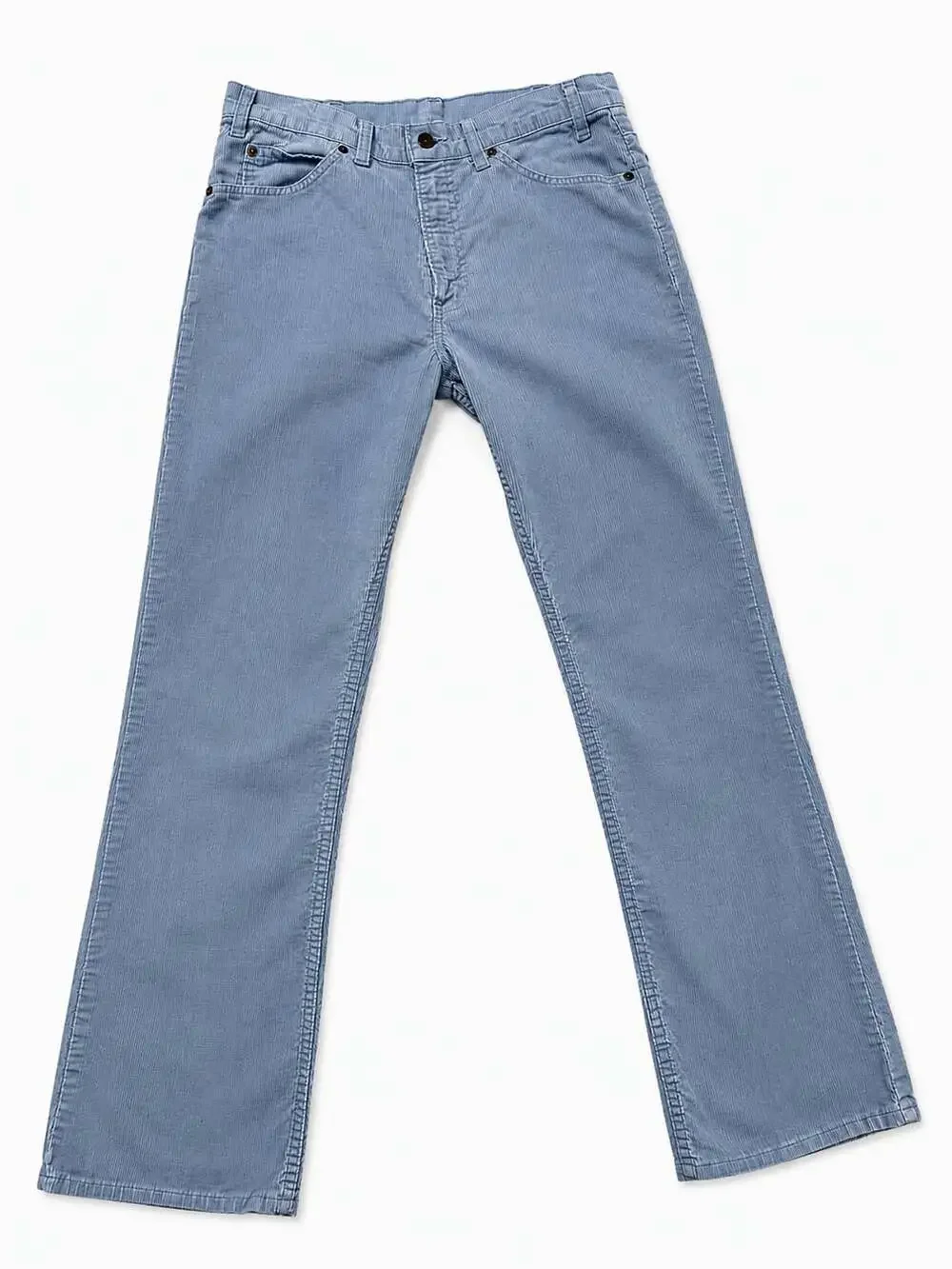 Vintage Levi's 517 Blue Corduroy Bootcut Pants W31 L32 Made in USA